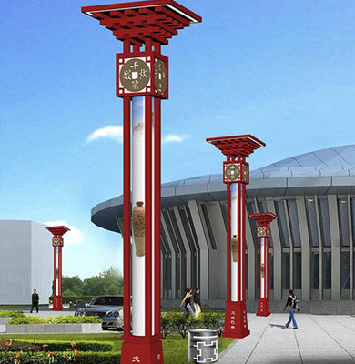 青湖路街道景观灯