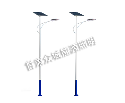 青湖路街道复兴号太阳能led路灯